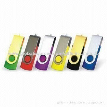 Promotional Durable Swivel USB Flash Drive, OEM Orders Welcomed, Plug-and-play Function